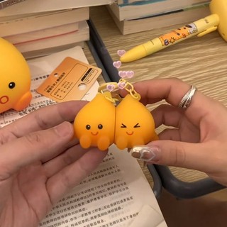 Móc Khóa Đôi Lửa Dễ Thương Có Nam Châm Hút Nhau - Dây Treo Túi Xách - Quà Tặng Unisex -Keychain Cute