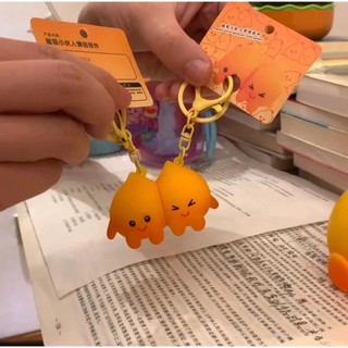 Móc Khóa Đôi Lửa Dễ Thương Có Nam Châm Hút Nhau - Dây Treo Túi Xách - Quà Tặng Unisex -Keychain Cute