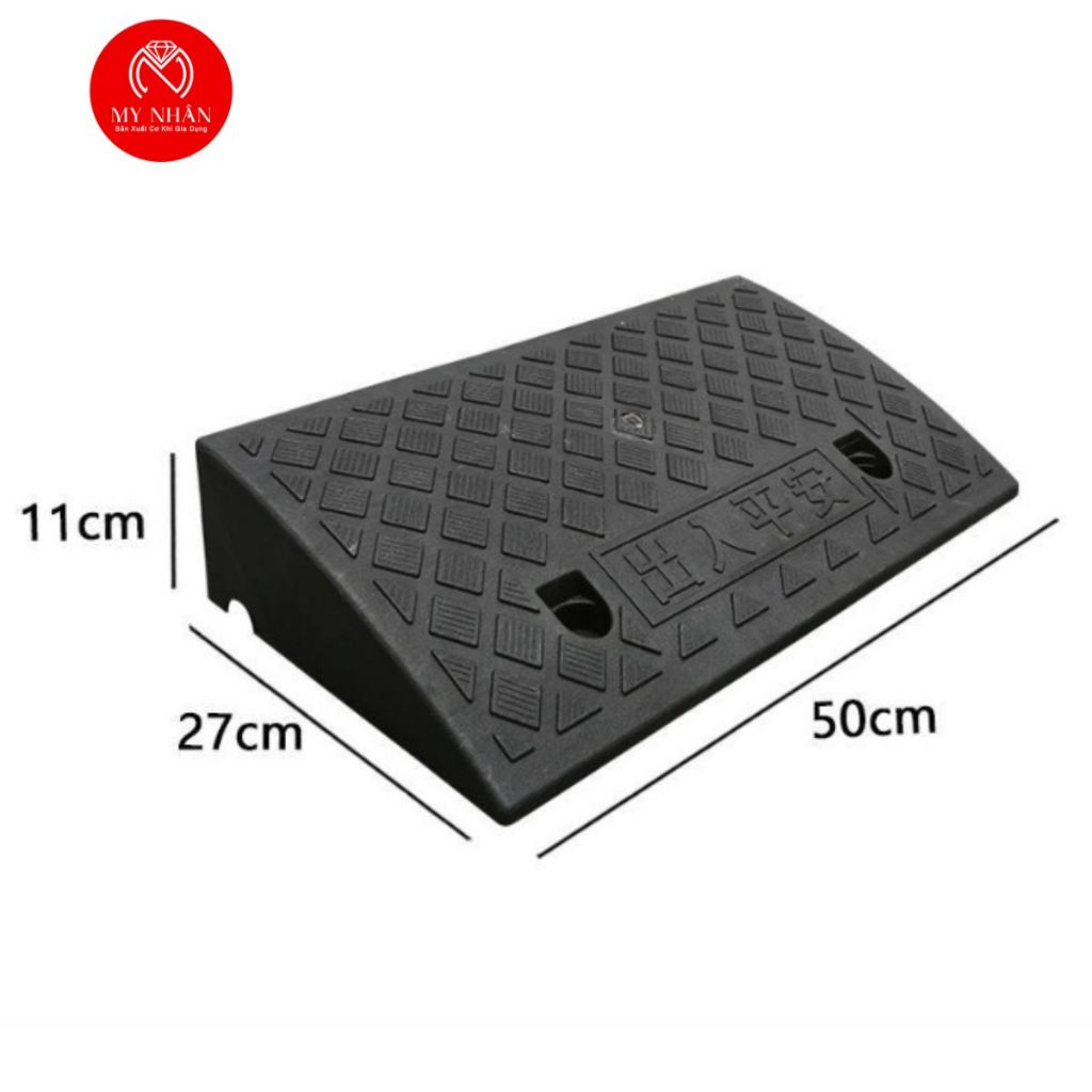 50x27x12cm Dốc bục lên xuống, bậc cầu dắt xe ô tô, xe máy xe đạp, cầu dắt xe, bục lên xuống xe,AMIZIN