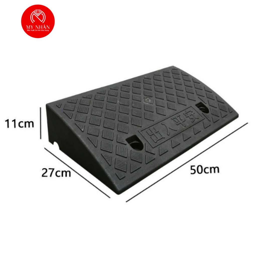 50x27x12cm Dốc bục lên xuống, bậc cầu dắt xe ô tô, xe máy xe đạp, cầu dắt xe, bục lên xuống xe,AMIZIN