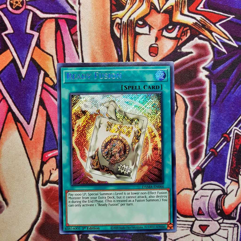 Thẻ bài Yugioh chính hãng | Ready Fusion | DAMA Secret Rare. | Shopee ...
