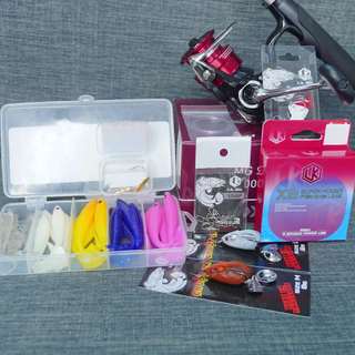 [LK HÒA] COMBO CÂU LURE CẦN CHEAP MÁY ĐỨNG DAIWA MG ĐẦY ĐỦ, COMBO CHUYÊN CÂU LURE CHỈ VIỆC LẮP VÀO VÀ CÂU