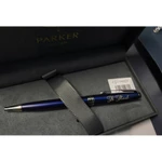 Bút bi, bút ký cao cấp mạ chrome Parker Sonnet, màu thân xanh, chất liệu kim loại, có khắc tên làm quà tặng — ảnh 7