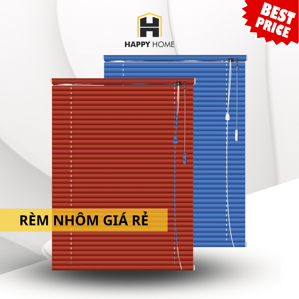 Rèm sáo nhôm GIÁ RẺ - Rèm sáo nhôm sang trọng (đặt theo số đo yêu cầu ...