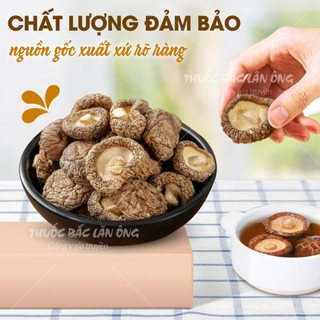 Nấm hương khô 100g (Nấm quý nấu canh, lẩu nấm, nấm dưỡng sinh. phục hồi sức khỏe) - Thuốc bắc lãn ông