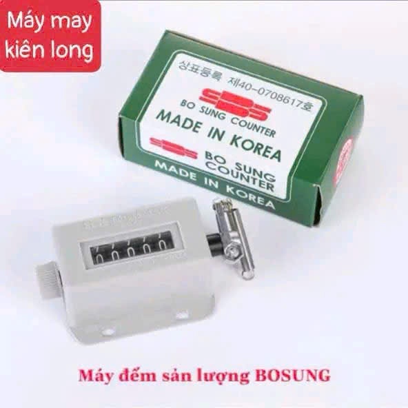 Máy Đếm Sản Lượng Bosung – Máy Đếm Năng Suất Sản Phẩm Tiện Lợi Ngành May