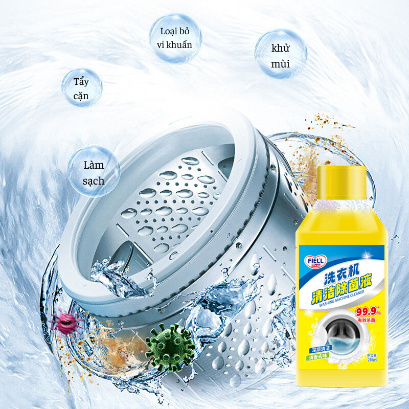 Dung Dịch Vệ Sinh Lồng Máy Giặt FIELL 250ML Làm Sạch Sâu, Loại Bỏ Vi Khuẩn, Khử Mùi Nấm Mốc