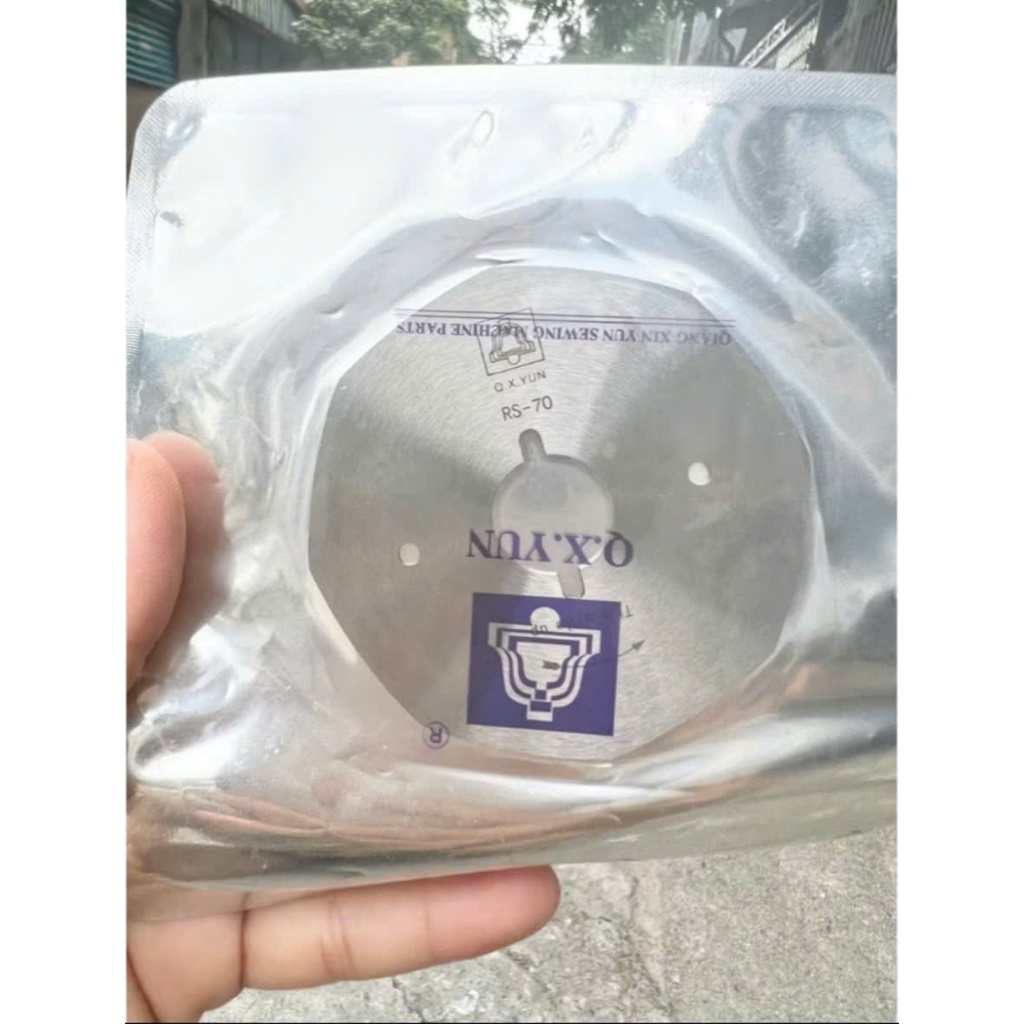 Lưỡi Dao Máy Cắt Vải Dạng Đĩa Cầm Tay – Sắc Bén, Vát Cạnh Dễ Cắt Đường Cong, Dễ Thay Thế