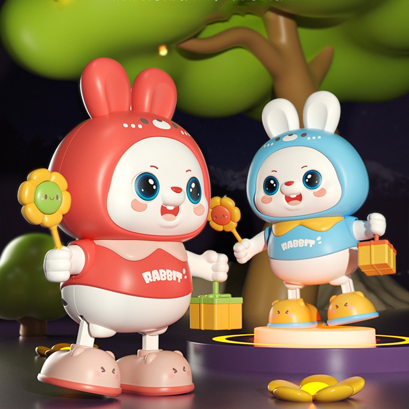 Đồ Chơi Bé Rồng Nhảy Múa Trẻ Em Robot Đồ Chơi Con Rồng Thỏ Nhảy Múa Phát Nhạc Đồ Chơi Âm Nhạc - Đồ Chơi Cho Bé PUKAPI