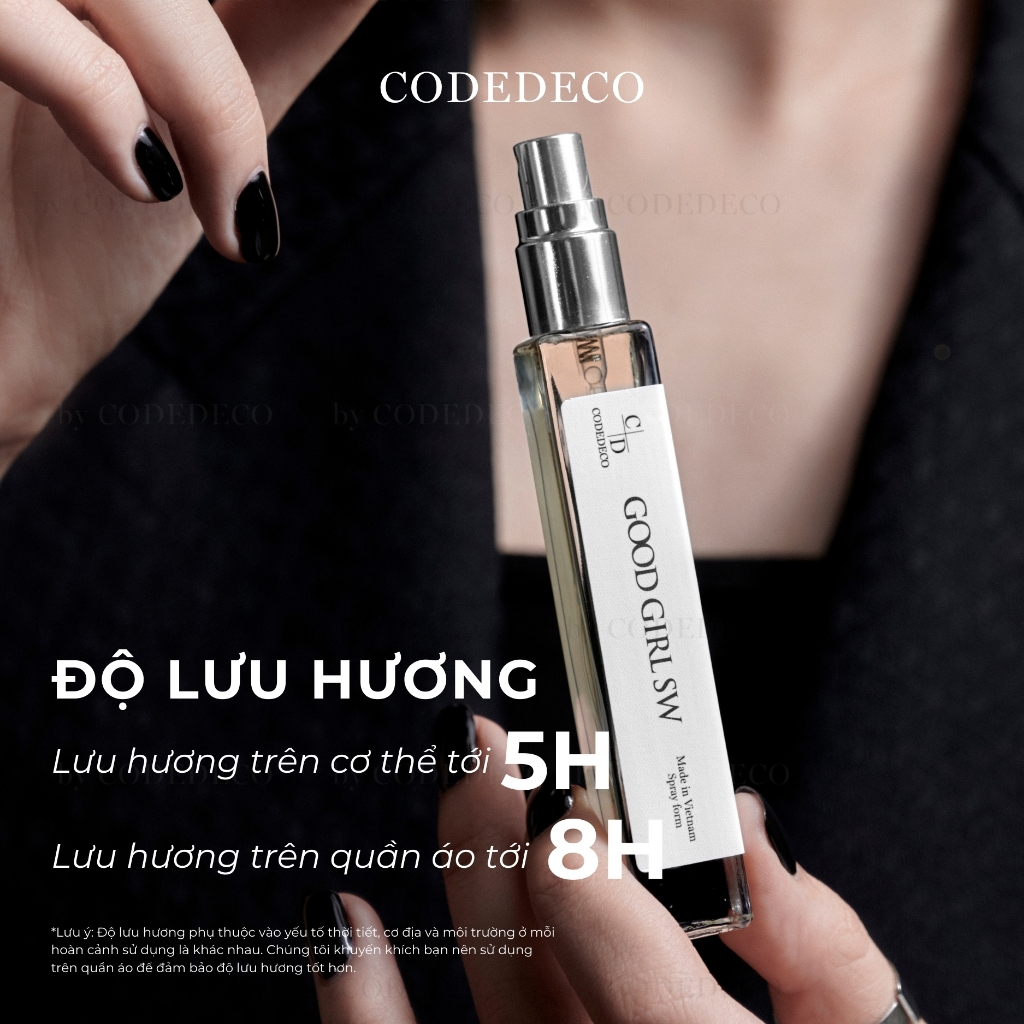 Ảnh Tinh dầu thơm CODEDECO Good Girl SW 10ml dạng xịt - Phiên Bản Ngọt Hơn 4