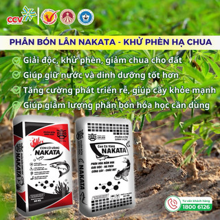 1kg Phân Lân Đen Humic NAKATA giúp Hạ phèn siêu tốc, cân bằng PH, tạo mầm hoa, kích ra rễ cây