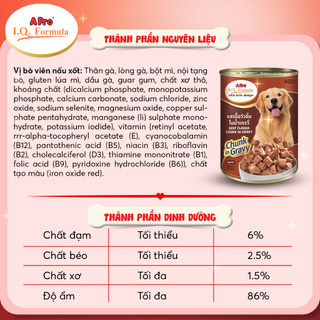 [COMBO] Pate cho chó trưởng thành A Pro I.Q.Formula Lon 400G - Thái Lan Pet Kool