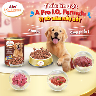 [COMBO] Pate cho chó trưởng thành A Pro I.Q.Formula Lon 400G - Thái Lan Pet Kool