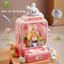 Đồ Chơi Máy Gắp Thú Bông Cao Cấp BỐ KHỦNG LONG DOLL MACHINE Rabbit/ Bear/Dinosaur Có Nhạc Đèn Tặng 10 Gấu Bông 10 Bóng