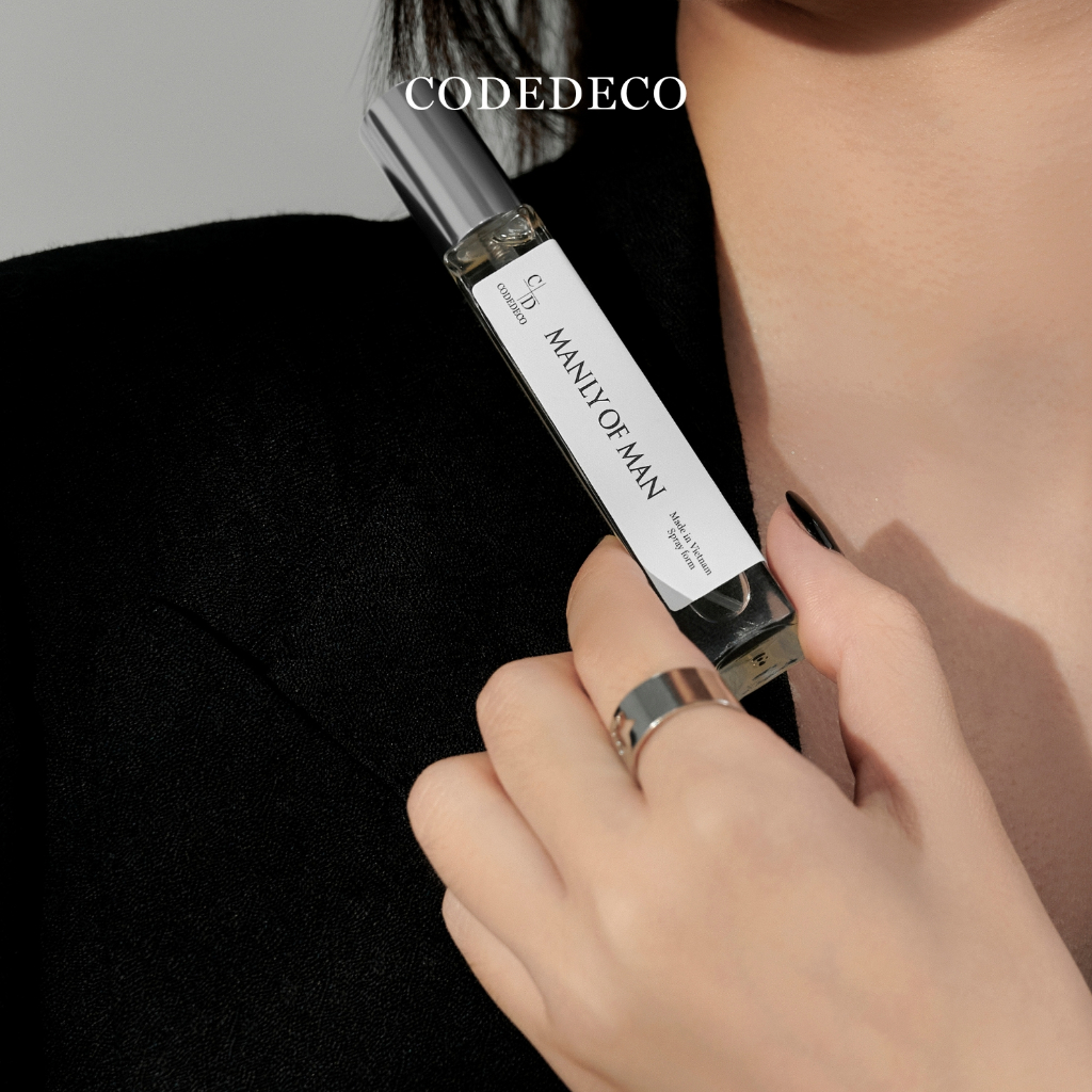 Ảnh Tinh dầu thơm nam CODEDECO Manly Of Man 10ml dạng xịt - Nam tính, Phóng khoáng, Mạnh mẽ 3