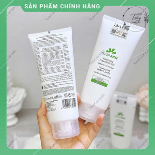 Sữa rửa mặt BABÉ STOP AKN Purifying Cleansing Gel cho da dầu mụn tuýp 200ml
