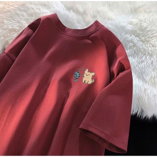 áo thun phông nữ nam 3158 chất lệu cotton khô dày dặn thấm hút mồ hôi form to rộng in chữ đơn giản
