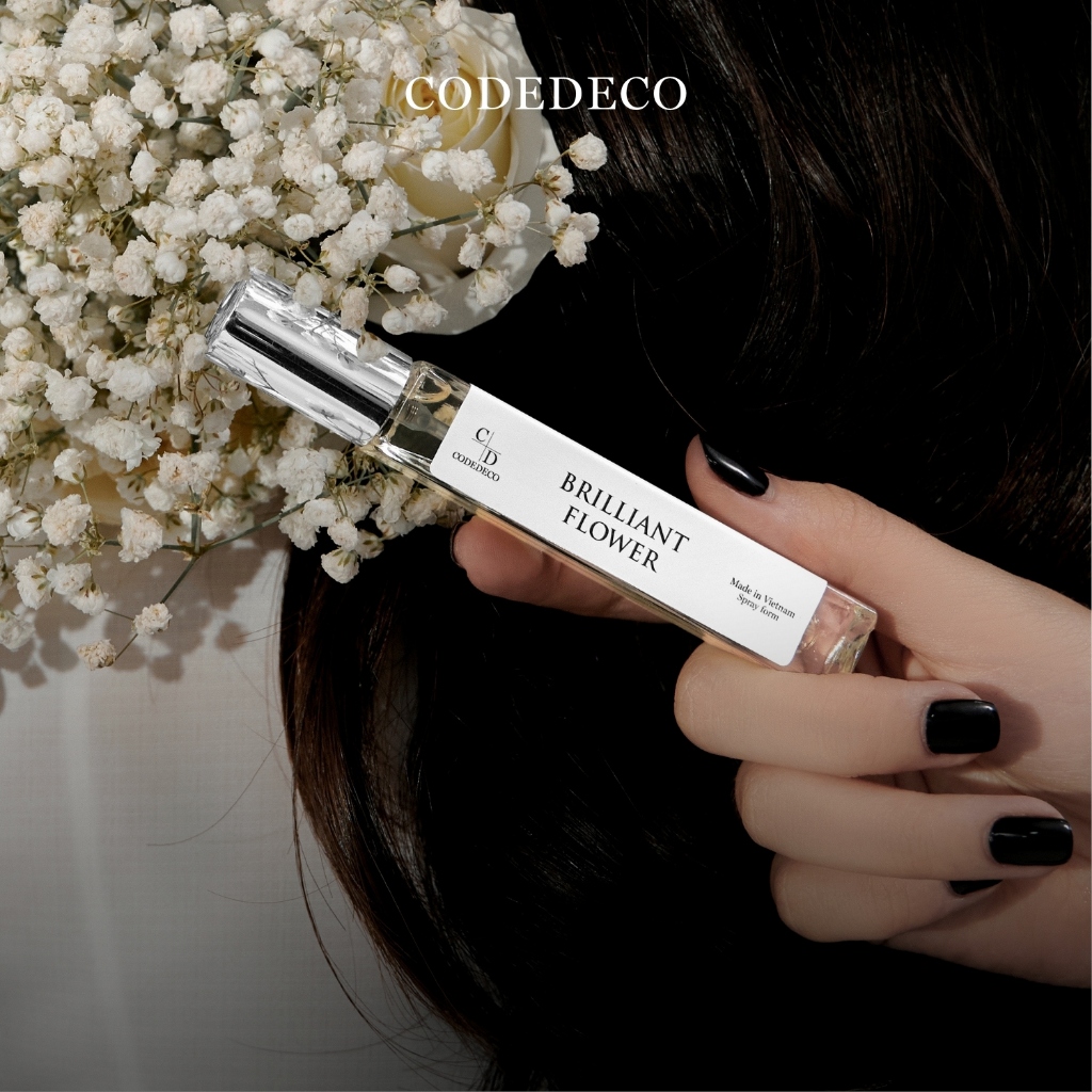 Ảnh Tinh dầu thơm CODEDECO Brilliant Flower 10ml dạng xịt - Quyến rũ, Sang trọng, Nữ tính 3