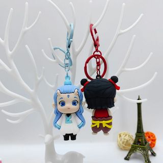 Móc Khóa Na Tra Ma Đồng Giáng Thế - Ngao Bích Cute Dễ Thương -Dây Treo Hình Na Tra Quà Tặng Keychain