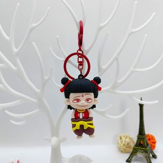 Móc Khóa Na Tra Ma Đồng Giáng Thế - Ngao Bích Cute Dễ Thương -Dây Treo Hình Na Tra Quà Tặng Keychain