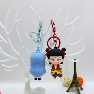 Móc Khóa Na Tra Ma Đồng Giáng Thế - Ngao Bích Cute Dễ Thương -Dây Treo Hình Na Tra Quà Tặng Keychain