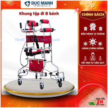 Khung xe tập đi cho người bệnh, xe tập đi cho người tai biến, tập phục hồi sau tai nạn