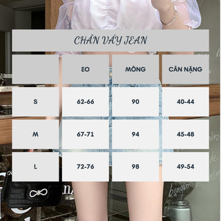 Chân váy Jean bò nữ Avo Avocado cạp cao cực ôm eo tôn dáng kèm quần trong