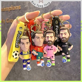 Móc Khóa Ronaldo, Messi, Haaland, Mbappe - Cực Ngầu - Dây Treo Bóng Đá - Quà Tặng Nam Cá Tính