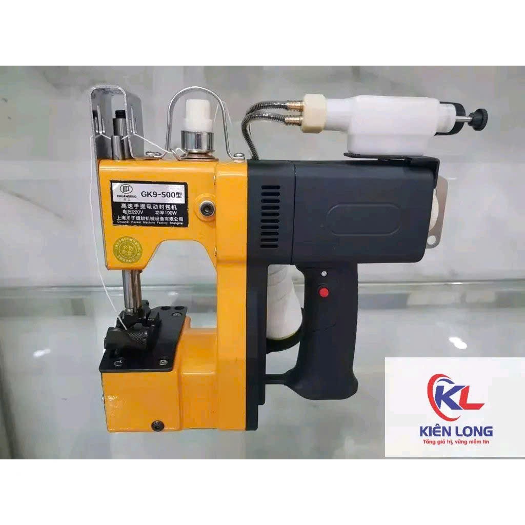 Máy Khâu Bao Cầm Tay GK9-500 hãng CHUANGONG – Có Bơm Dầu, Tặng Vỉ Kim & 1 Cuộn Chỉ Khi Đặt Hàng
