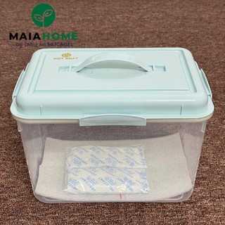 Hộp Chống Ẩm Cho Máy Ảnh 10L + Hạt Hút Ẩm