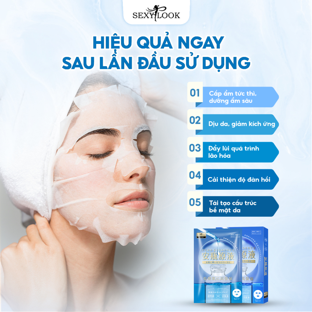 Ảnh VHL Bộ 9 Miếng Mặt Nạ Tràm Trà + Tinh Dầu Dưỡng Ẩm Sâu (5M Tràm Trà*28ml/M + 4M TDXD*26ml/M) 2