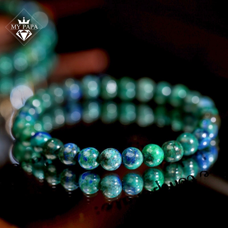 Ảnh Vòng Tay Lapis Lazuli Màu Thiên Hải Độc Nhất Vô Nhị Afghanistan - Bảo vệ & Chữa lành MYPAPA 3