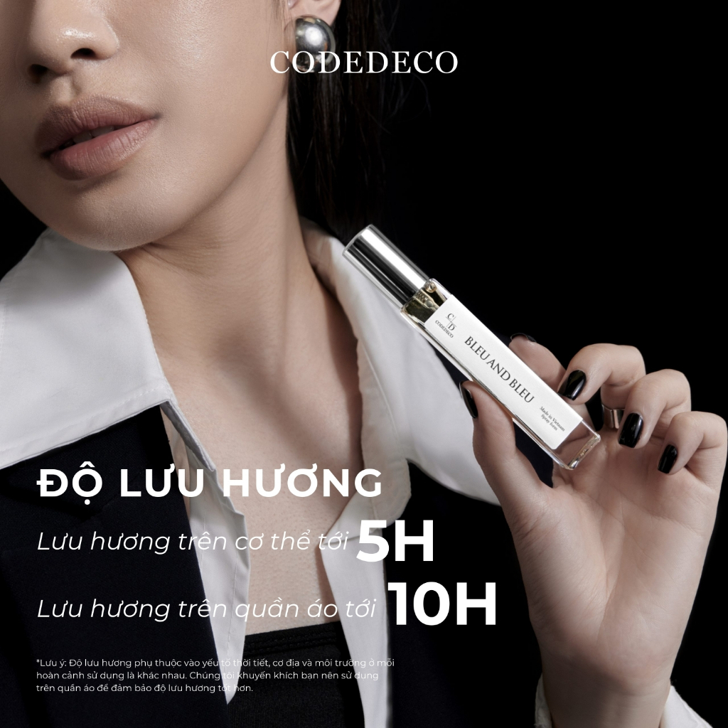 Ảnh Tinh dầu thơm CODEDECO Bleu And Bleu 10ml dạng xịt - Mạnh mẽ, Nam Tính, Thu hút 4