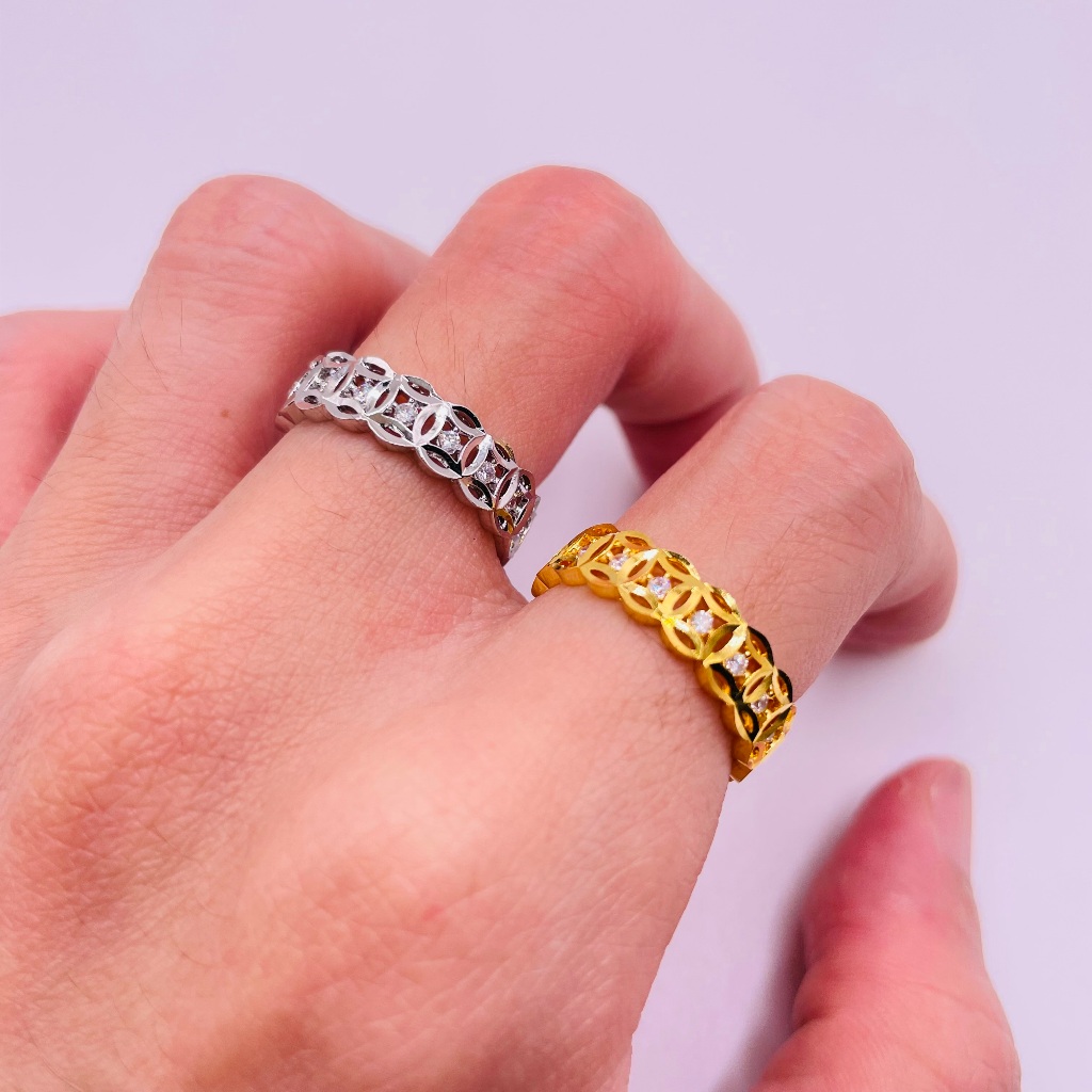 Women's Titanium Steel Feng Shui Ring by trangsucmoiluatuoi.RIN