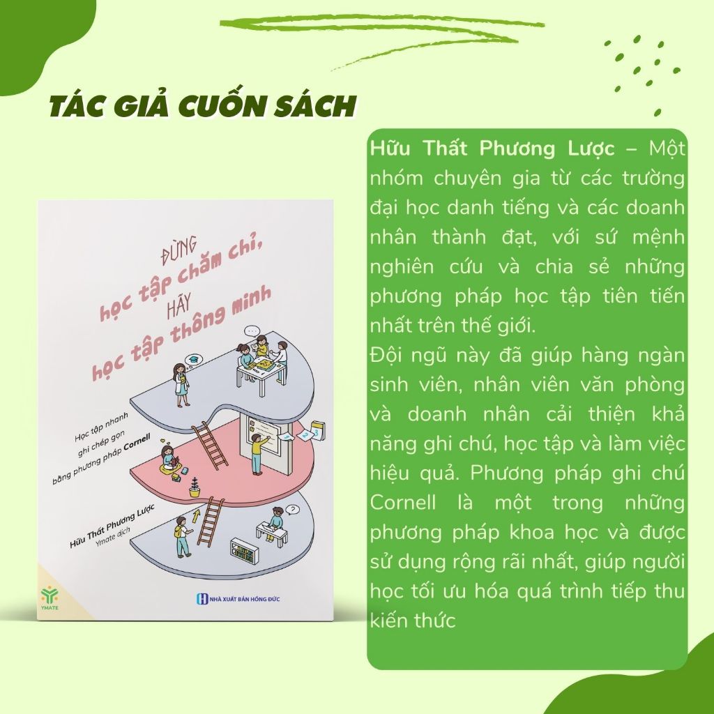 Ảnh Sách Đừng Học Tập Chăm Chỉ, Hãy Học Tập Thông Minh - YMATE 3