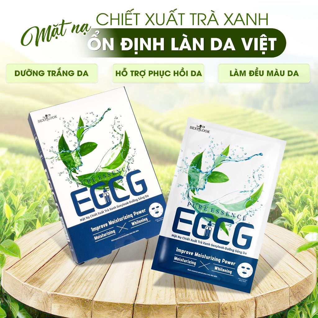 Ảnh VHL Bộ 9 Mặt Nạ Tràm Trà Giảm Mụn Dầu + Trà Xanh Dưỡng Sáng Da(5M Tràm Trà*28ml/M +4M Trà XD*25ml/M) 1