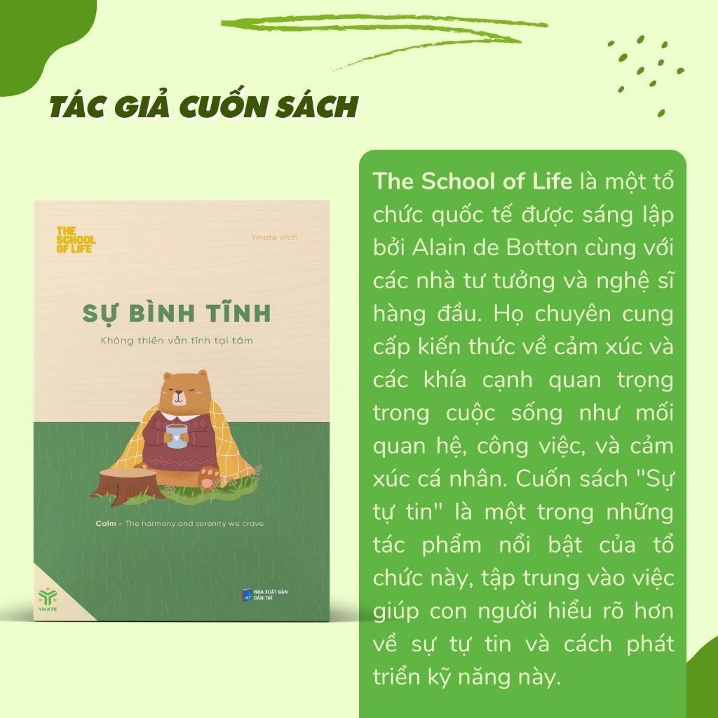 Ảnh Sách Sự Bình Tĩnh - Không Thiền Vẫn Tĩnh Tại Tâm - YMATE 3