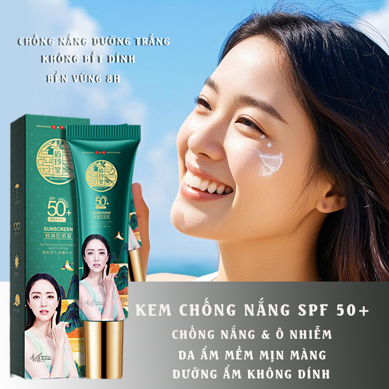 Kem Chống Nắng SPF50+ PA++++ Dưỡng Ẩm Kiểm Soát Dầu 30g - Chống Thấm Nước, Không Bết Dính | Bảo Vệ Toàn Diện