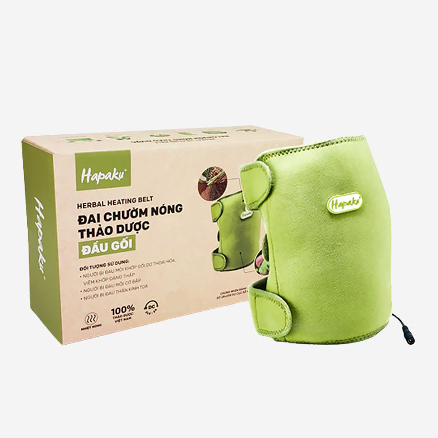 Ảnh Túi Chườm Nóng Thảo Dược Giảm Đau Khớp Gối Hapaku, Massage Đầu Gối, Giảm Nhức Mỏi Thoái Hóa Khớp Gối 2