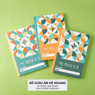 Vở Kẻ Ngang A4 260/300/360 Trang CLASSMATE, Sổ Kẻ Ngang Ghi Chép Thiết Kế Bìa Cán Vân Chống Nước 26-A4603/604/605