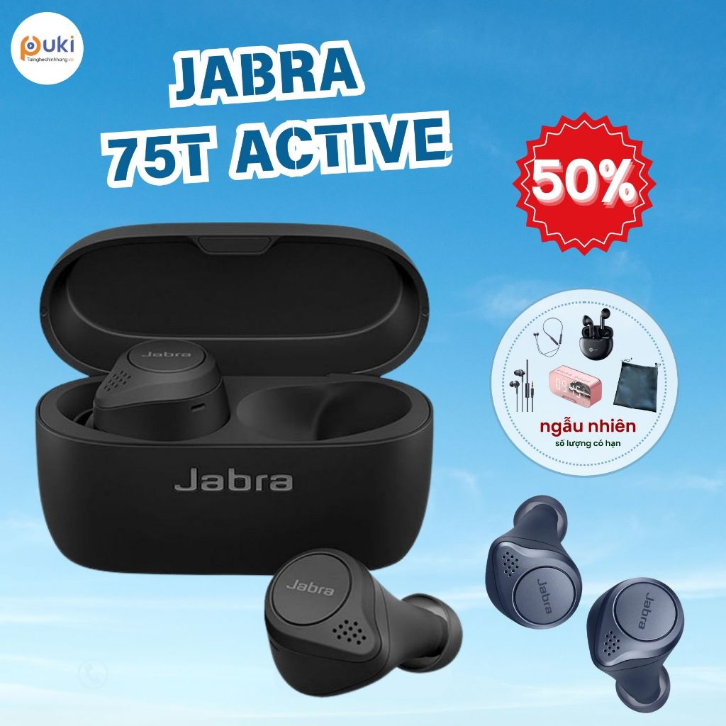 Tai Nghe Bluetooth Jabra Elite Active 75T /75T Chính Hãng- Tai