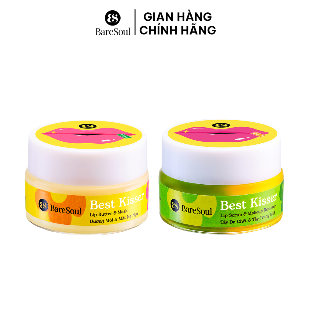 Ảnh Bộ đôi giảm thâm môi, dưỡng ẩm căng mọng, làm hồng tự nhiên Baresoul Lip Butter & Mask 10g + Sweet Talker 20g 1