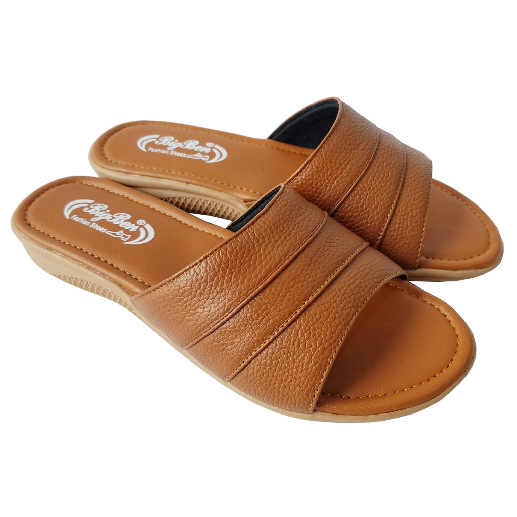 Dép Nữ Da Bò Thật BIGGBEN Cao Cấp HKD934