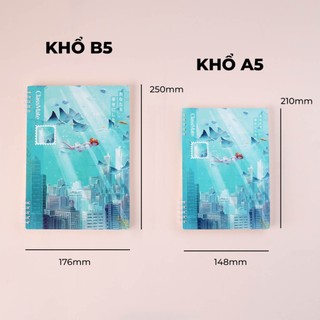 Sổ Lò Xo Kẻ Ngang A5/B5 150 Trang CLASSMATE, Sổ Tay Binder 100gsm Giấy Không Lem Dùng Ghi Chép 15-041A5/B5