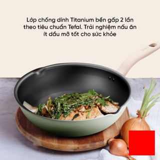 Chảo chiên sâu lòng Tefal So Matcha 24cm (G1796495)/ 28cm (G1796695) - Bảo hành chính hãng 24 tháng
