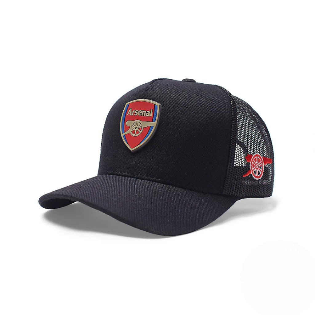 Nón Arsenal, Mũ lưỡi trai Trucker Arsenal Logo Nhựa cao cấp form (Ảnh thật)