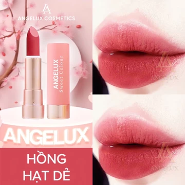 Son Sáp, Thỏi ANGELUX SWEET Không Chì Chính Hãng Màu Hồng Hạt Dẻ