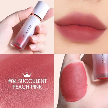 O.TWO.O son tint lì son bóng Không dính cốc Lâu trôi Chống nước Velvet Matte Lip Tint 2.5g