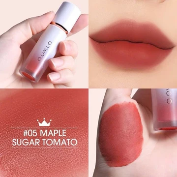 O.TWO.O son tint lì son bóng Không dính cốc Lâu trôi Chống nước Velvet Matte Lip Tint 2.5g.
