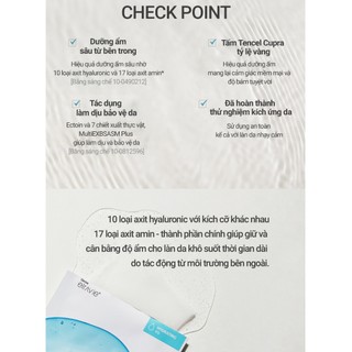 Set 2 Hộp 10 Mặt Nạ Dưỡng Ẩm Chuyên Sâu Elravie Hyaluronic Amino Mask 25g/ea
